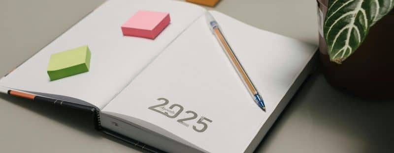 דף עם הכיתוב 2025 כסמל להסדרת מיסוי אופציות ESOP ו-RSU לתושבים חוזרים