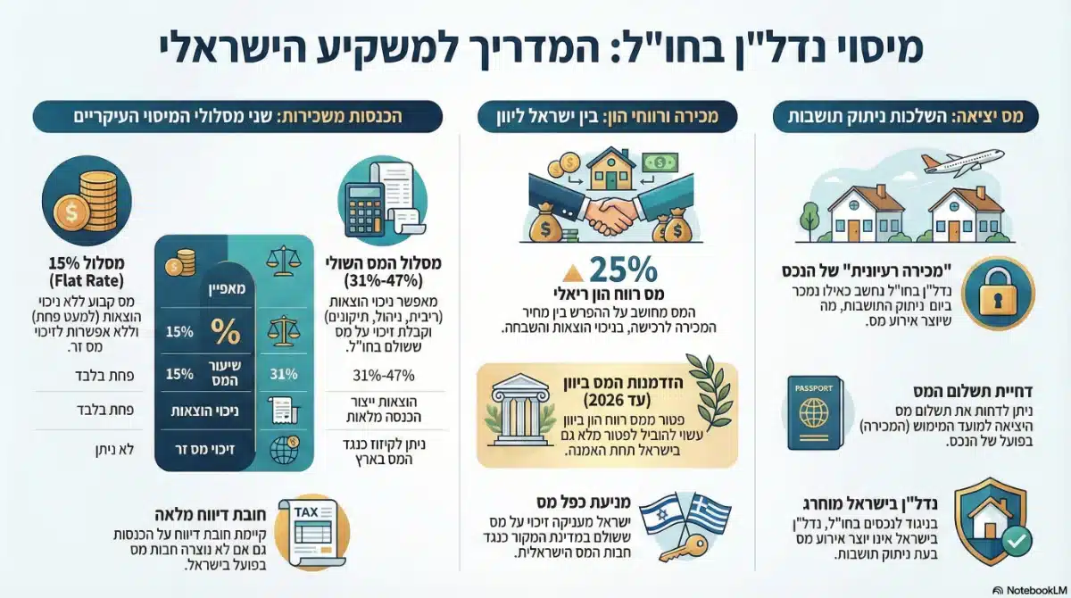 מיסוי נדלן בחול 